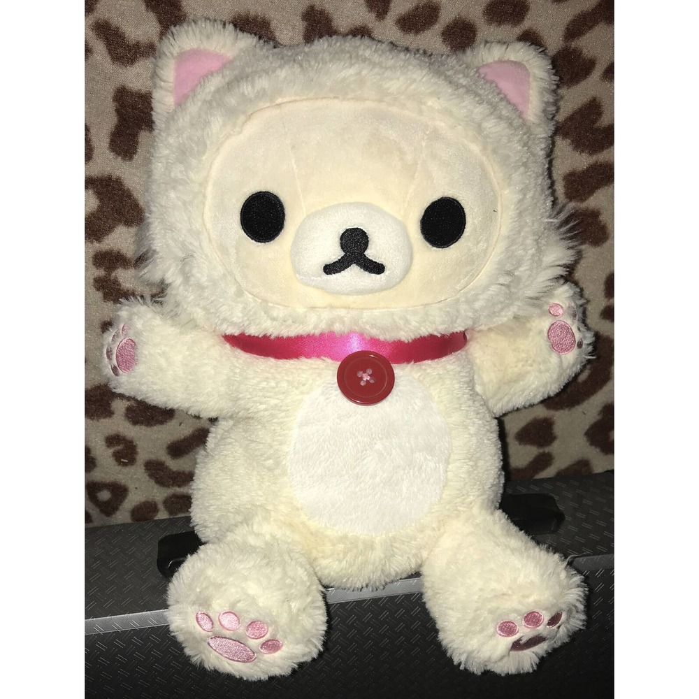 Rilakkuma Hand doll / Puppet Teddy Bear Plush 10” Clean And Needs Home!!